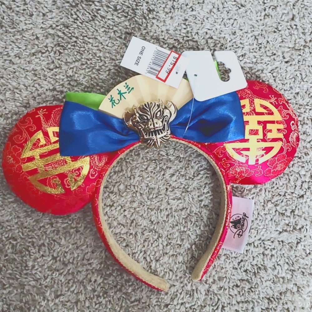 NWT Mulan Mickey Ears